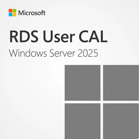 Windows Server 2025 Remote Desktop Services 50 user CAL licence artwork